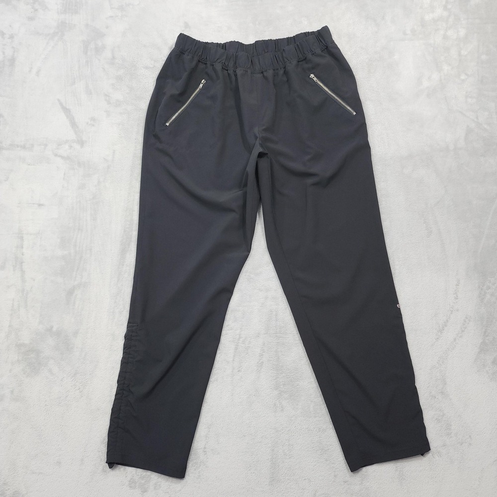 Maurices Pants Women XL Black InMOTION Jogger Drawstring Hem Lightweight Stretch
